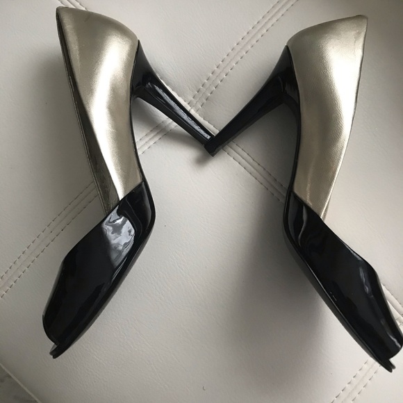 Ralph Lauren Peep toe heels - Picture 3 of 9